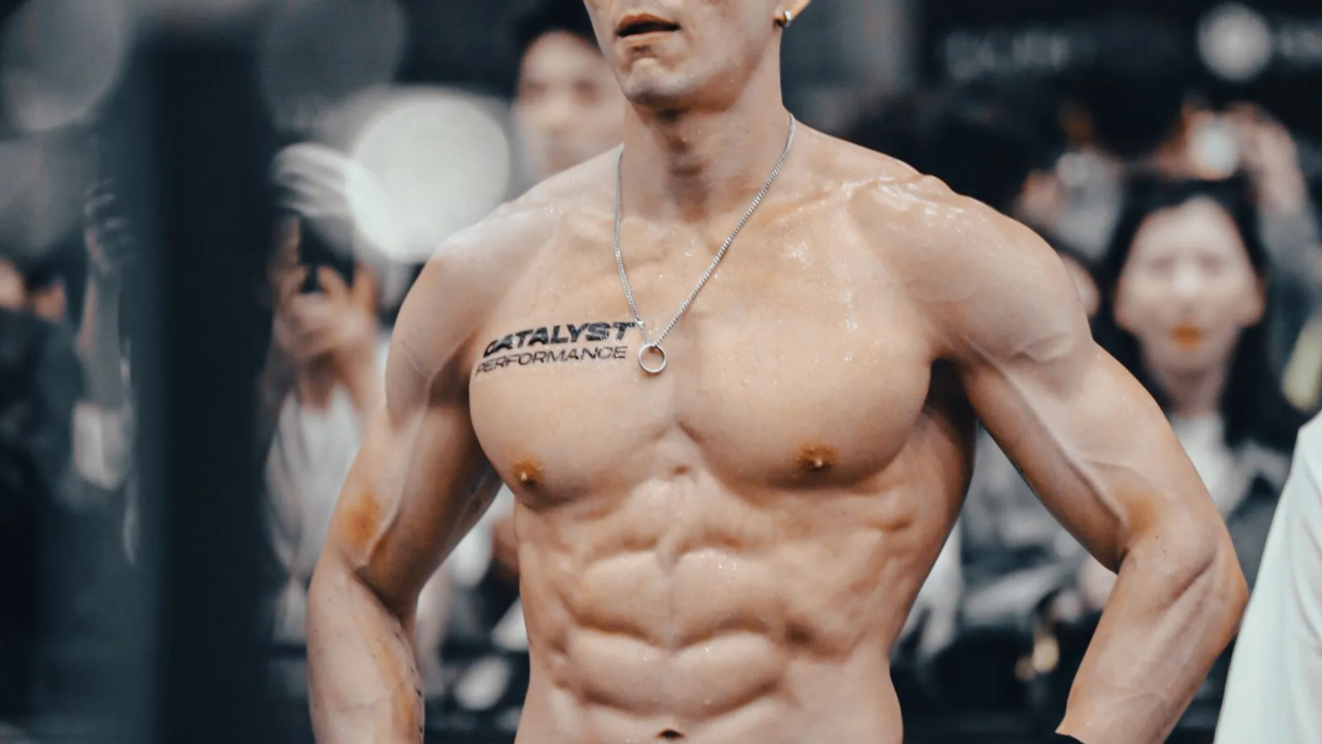 Catalyst Performance coach Kai Han post-finish at a HYROX race