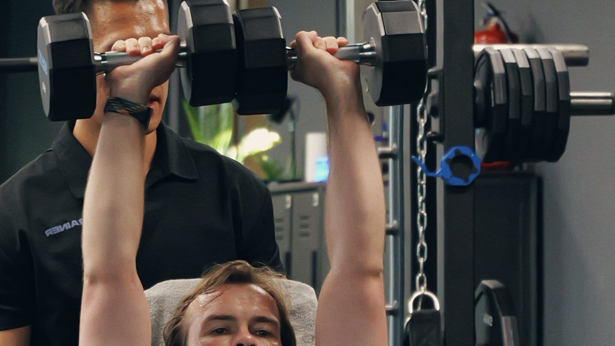 Dumbbell strength training at the Catalyst Performance studio